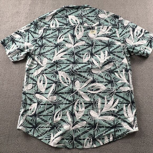 Salty Crew Shirt Adult 2XL XXL Floral Button Up Short Sleeve Casual Outdoor Mens - Picture 13 of 14